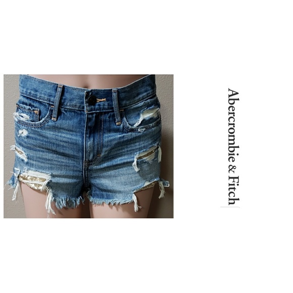 Abercrombie & Fitch Pants - Abercrombie Destroyed Shorts